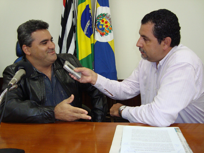 Marcelo é entrevistado pór Alberto Aragão