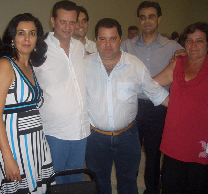 Marinilda, Kassab, Fabinho, Rodrigo e Jandira