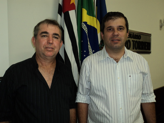 Vereadores Zinho Cantori e Alexandre Machado