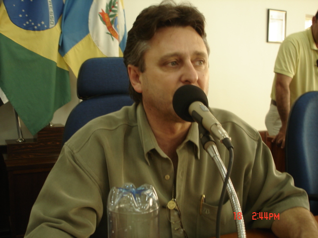 Luiz Carlos Geromini, presidente da Câmara