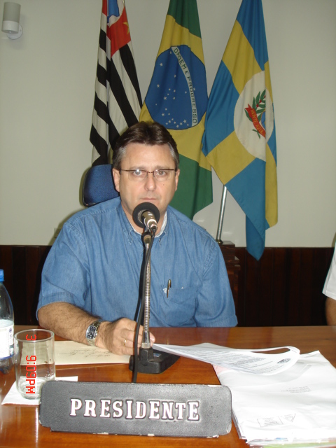 Luiz Carlos Geromini, presidente da Câmara Municipal