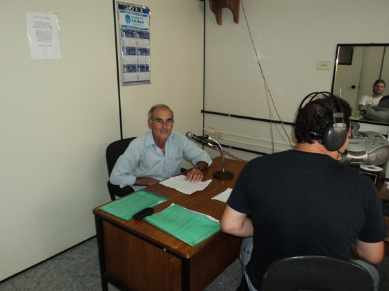 Nardo Gurjon durante o Programa 90 Minutos na Nova Era FM