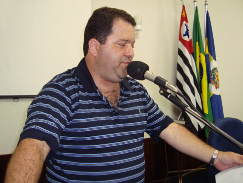 Vereador Fabinho na última sessão ordinária de novembro