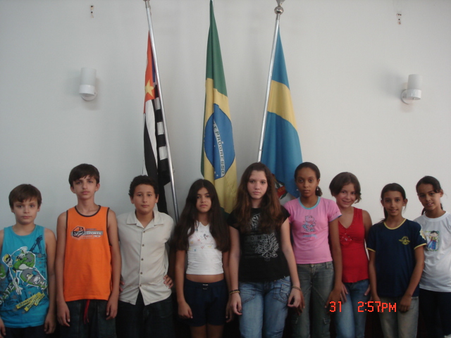Alunos das EMEFs "Manoel Rodrigues Villarinho Filho" e "Profª. Alzira de Freitas Casseb"