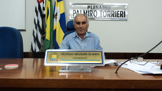Vereador Nardo Gurjon, presidente do Legislativo (biênio 2011-2012)