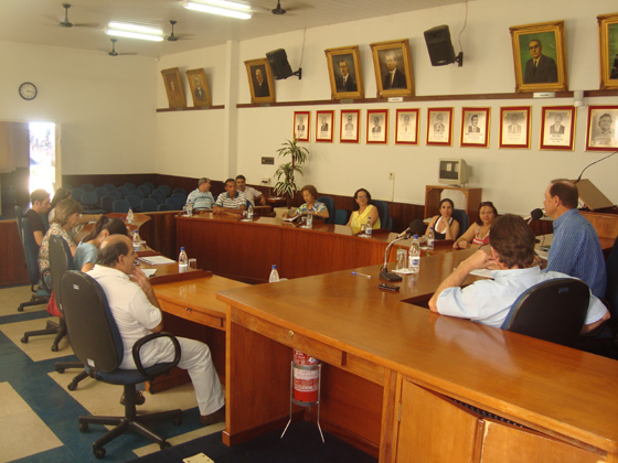 Reunião do CMDCA realizada no dia 8 de agosto, na Câmara Municipal