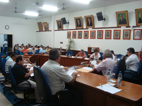 Vista parcial do Plenário Palmiro Torrieri na sessão do dia 19