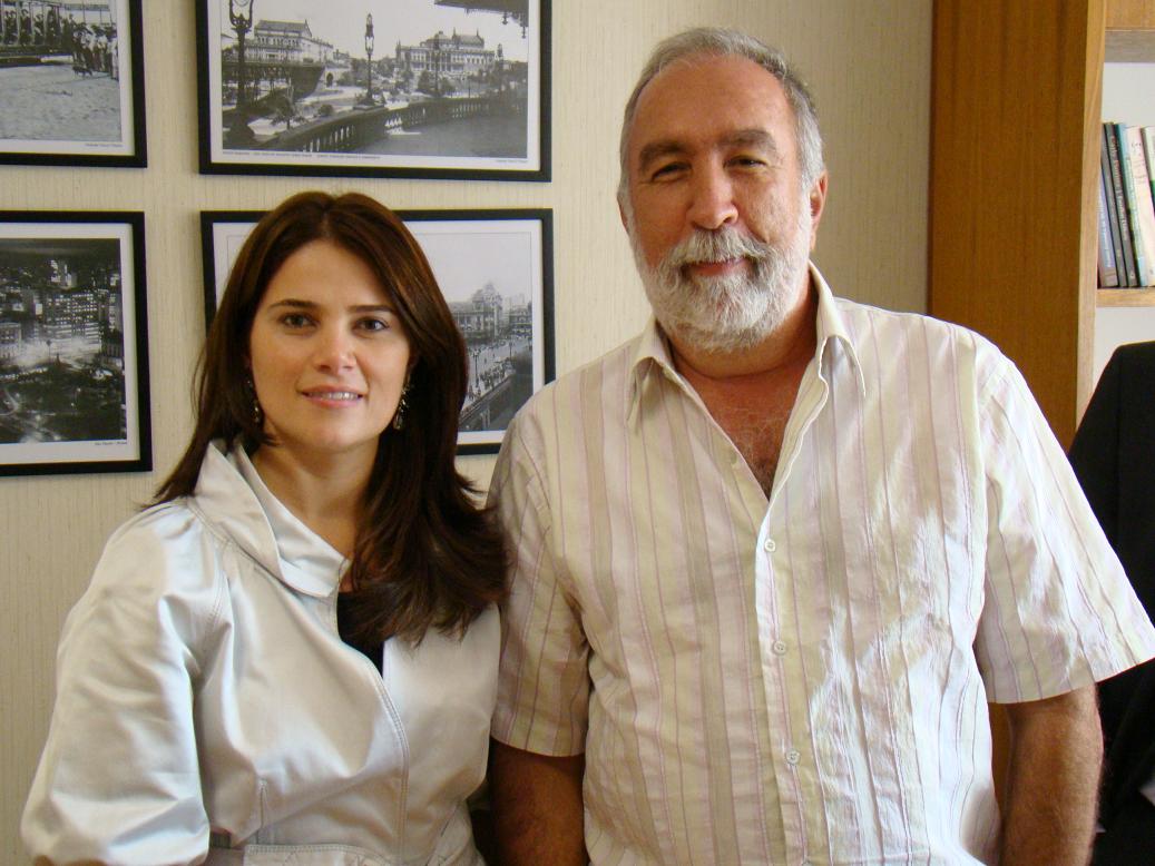 A deputada Federal Aline Corrêa e o vice-prefeito Dr. Paulo Sérgio David