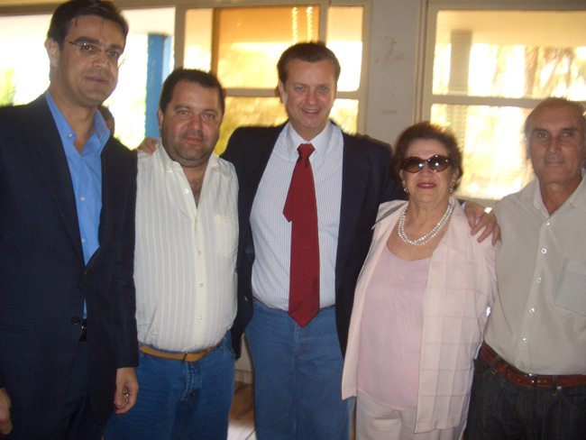 Deputado Rodrigo Garcia, Fabinho, Marta Lara e Nardo Gurjon
