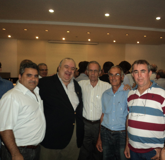 Marcelo Otaviano, Rafael Greca, Gilberto Arroyo, Nardo Gurjon e Zinho Cantori