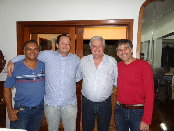 Toninho do Sindicato, vereador Té, José Mentor e Dr. Lemo