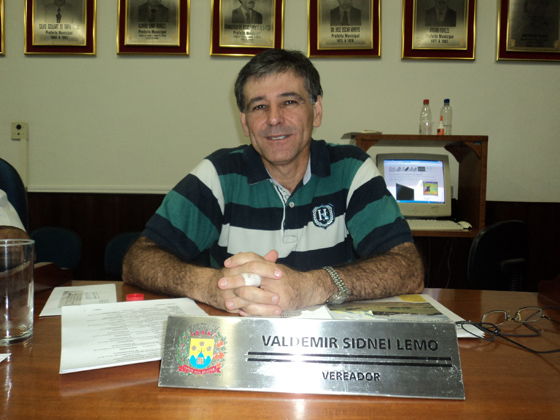 Vereador Valdemir Sidnei Lemo – Dr. Lemo