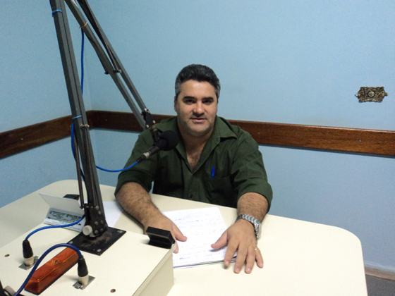 Presidente do Legislativo na Rádio Princesa
