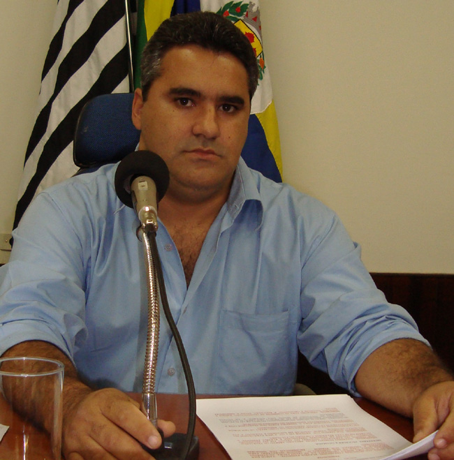 O presidente Marcelo Otaviano dos Santos
