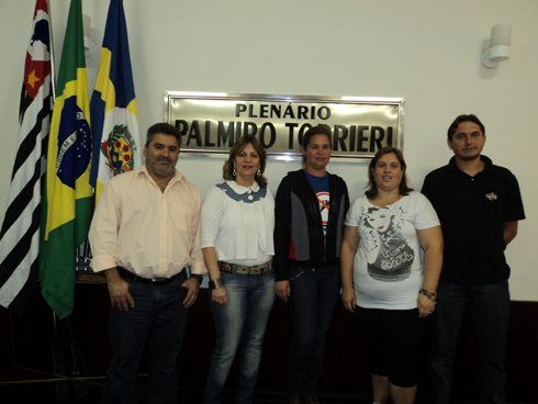 Marcelo, Mariângela, Kelly, Silmara e Rodrigo Mella