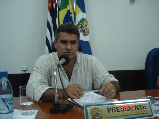 Marcelo Otaviano dos Santos, presidente da Casa de Leis