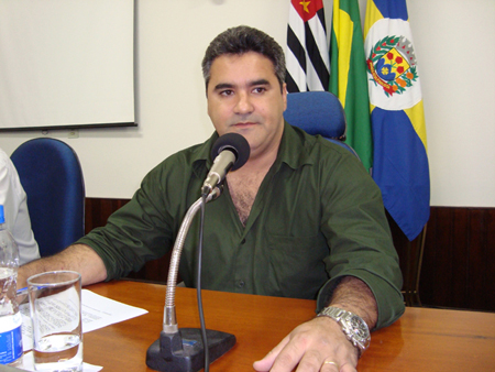 Vereador Marcelo Otaviano, presidente da Casa de Leis