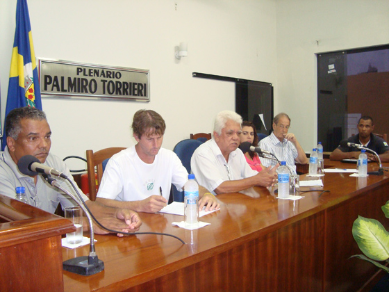 Primeira reunião do Comad presidida por Luiz Carlos da Silva