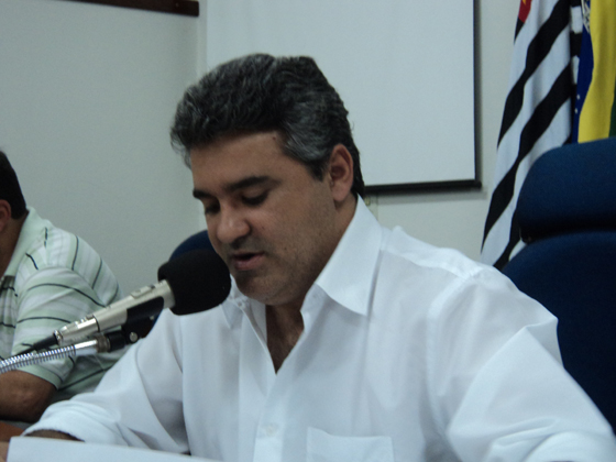 Vereador Marcelo Otaviano dos Santos - presidente do Legislativo Municipal