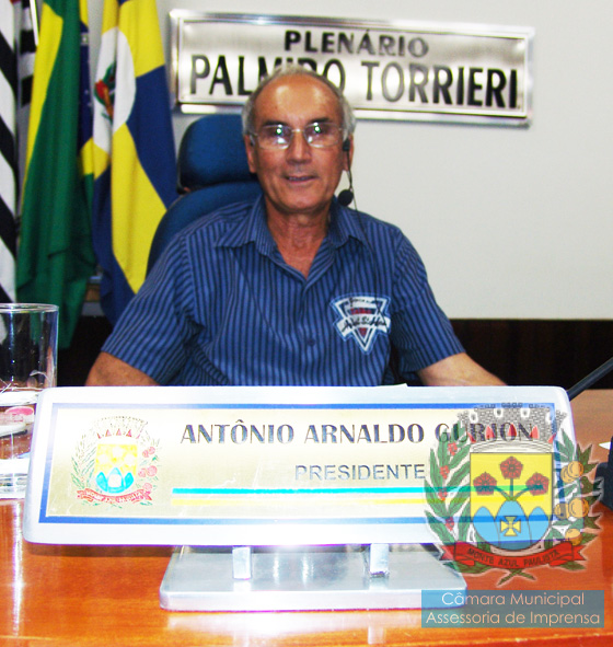 Nardo Gurjon - presidente do Legislativo