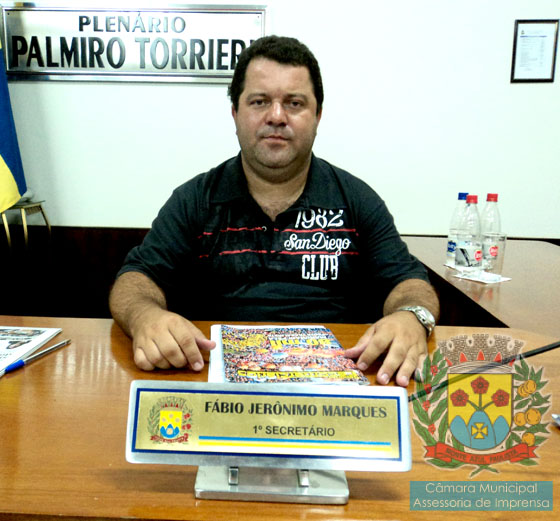 Vereador Fabinho da Delegacia - 1º secretário (2011/2012)