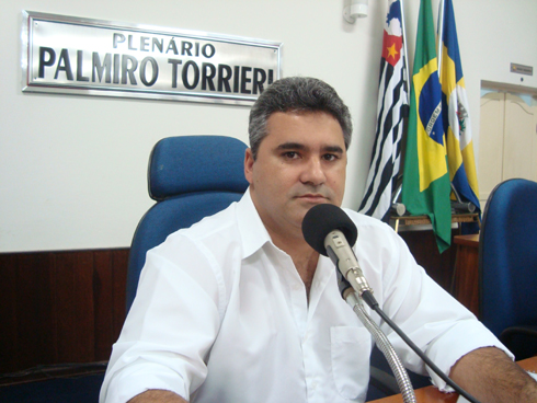 Vereador Marcelo Otaviano, presidente do Legislativo