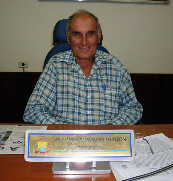 Vereador Nardo Gurjon: presidente do Legislativo